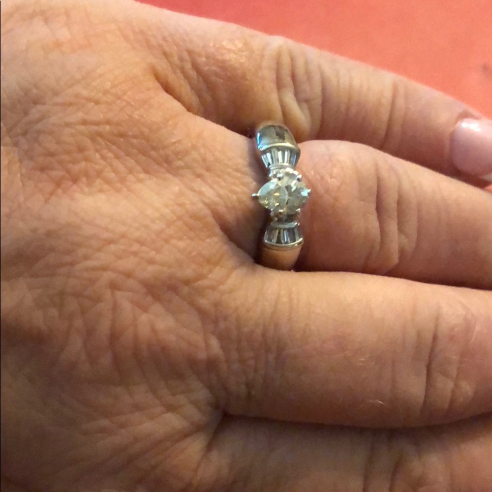 Women’s diamond ring.